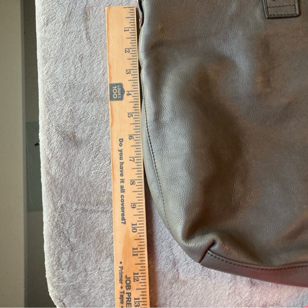 Kooba Kira Leather Tote Bag in Grey with Copper Accents - Missing Strap - Picture 16 of 16
